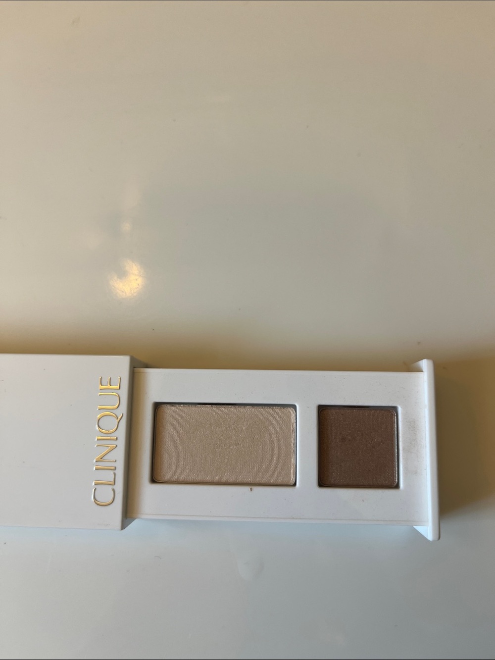Clinique All About Shadow Duo 04 ivory bisque/bronze satin